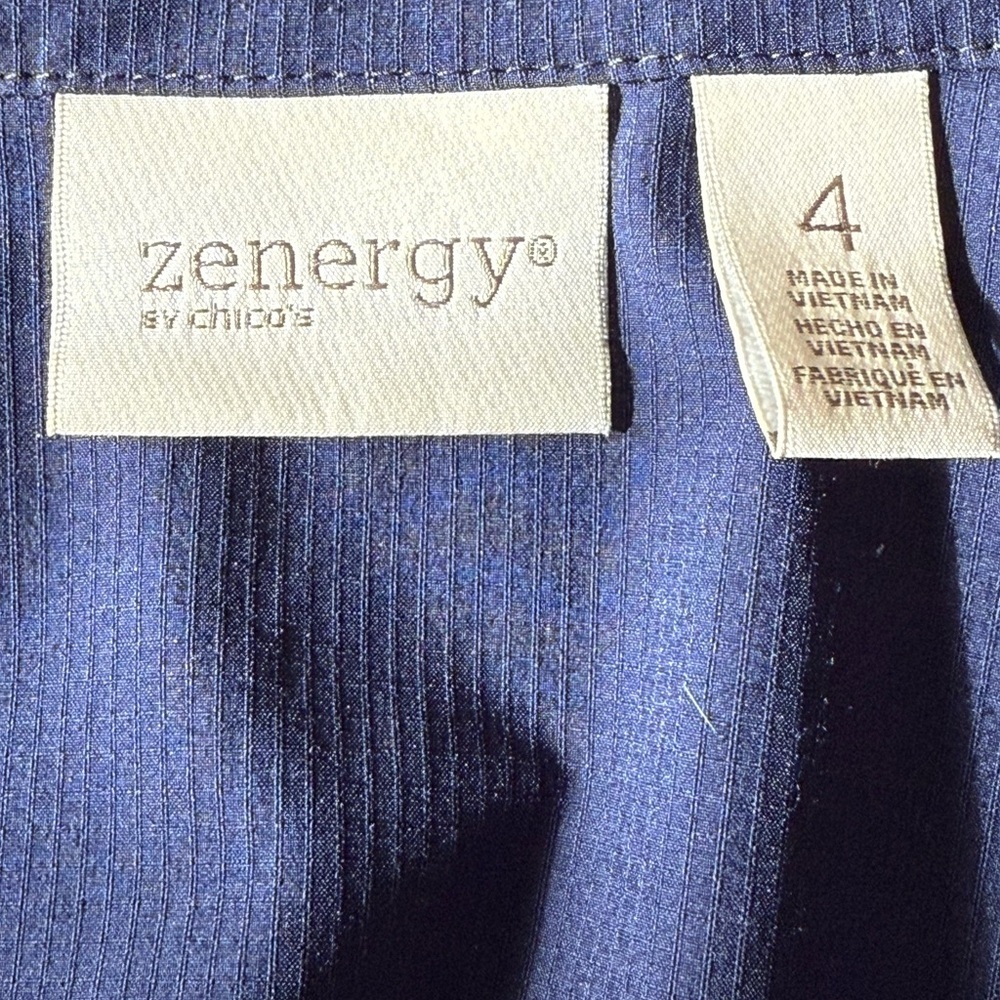 Chico’s Women's Navy Vest size 20 (Chicos size 4) - Picture 7 of 13